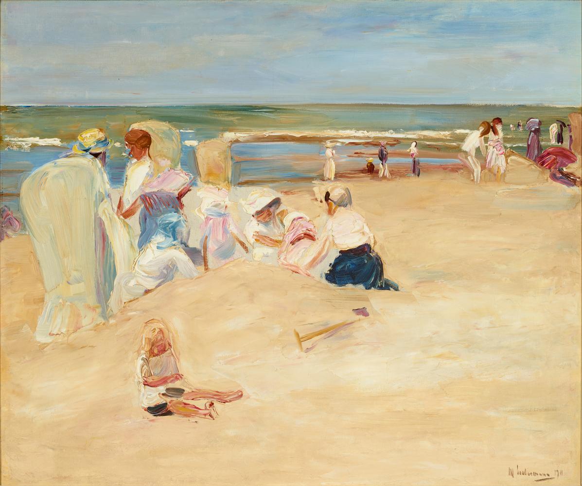 Max Liebermann "An der See – Strandbild", 1911