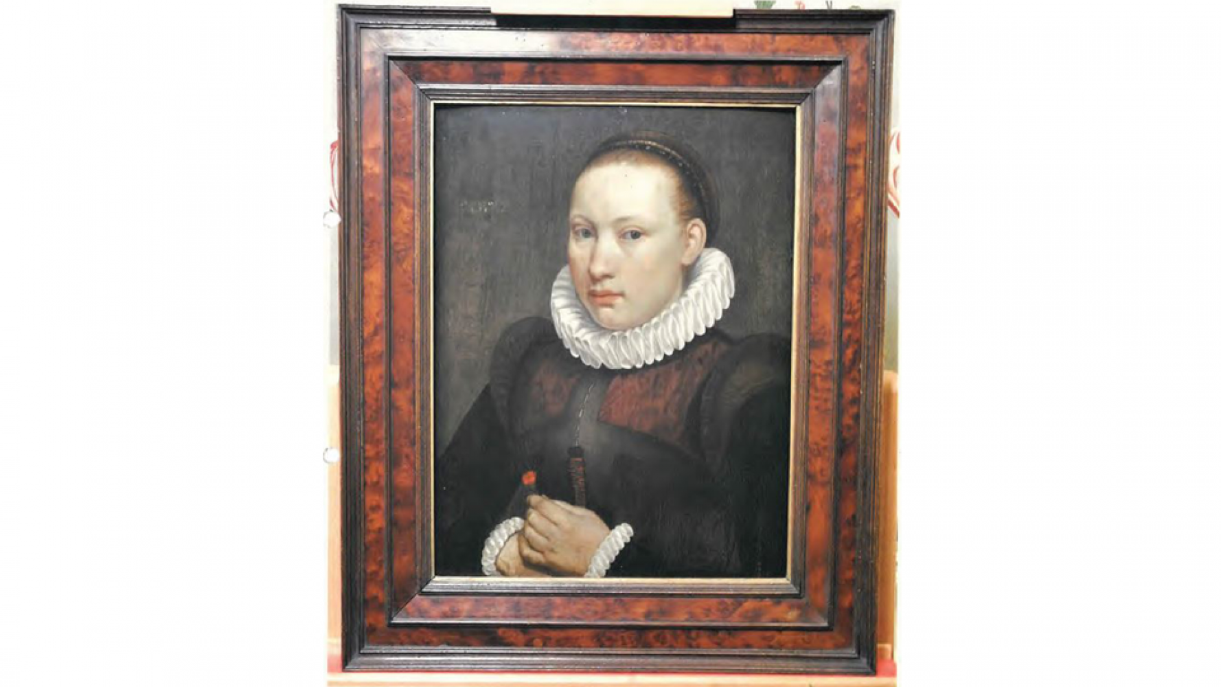Das gestohlene Gemälde "Potrait einer jungen Frau" von Pieter Aertsen