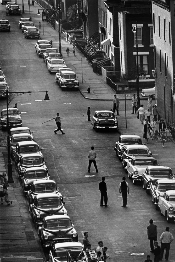 Bruce Davidson "Untitled (Stickball scene, Brooklyn gang, N.Y.)", 1959 