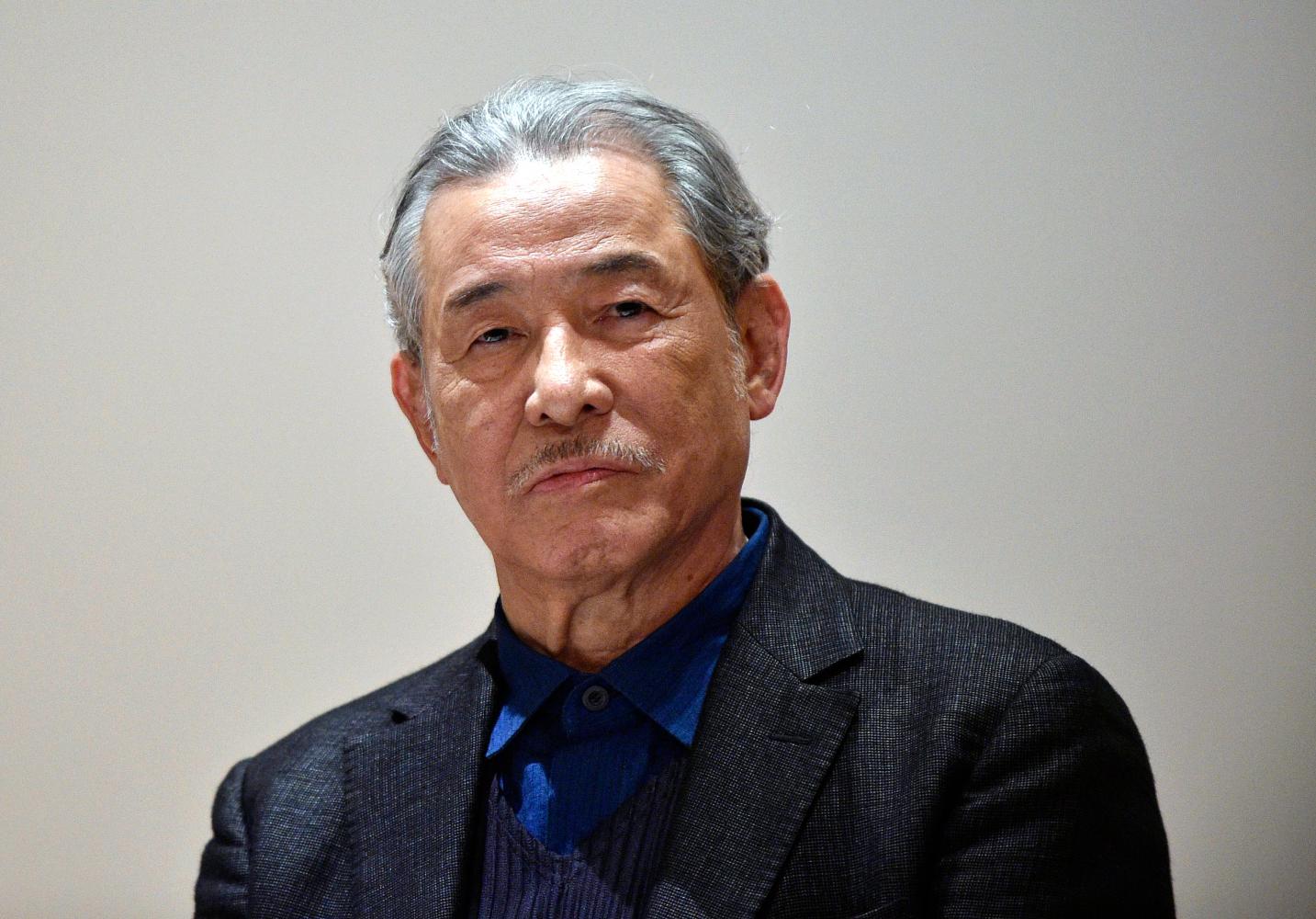 Der japanische Designer Issey Miyake im Jahr 2016