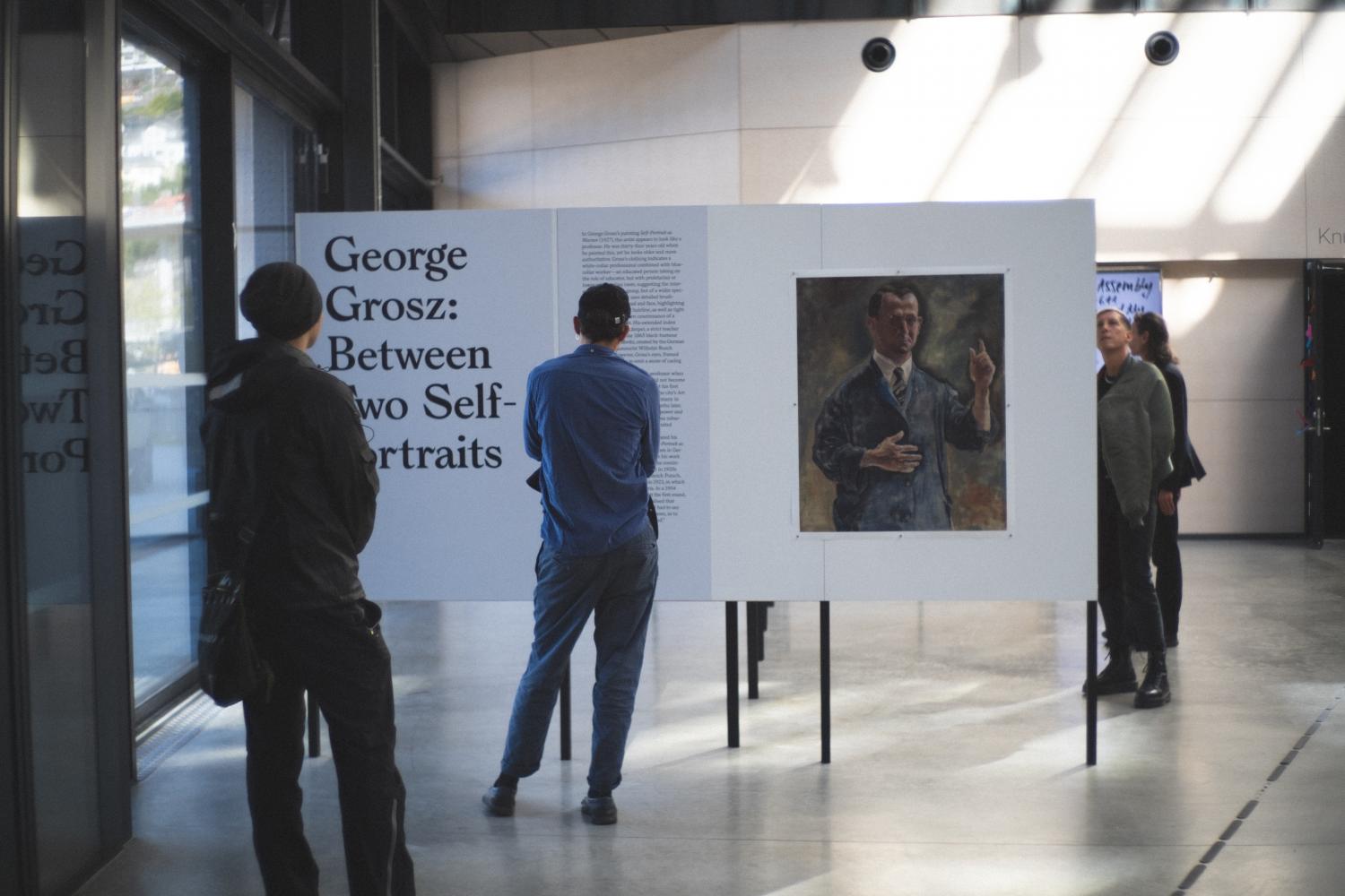 Panel-Ausstellung zu George Grosz in der Kunstakademie
