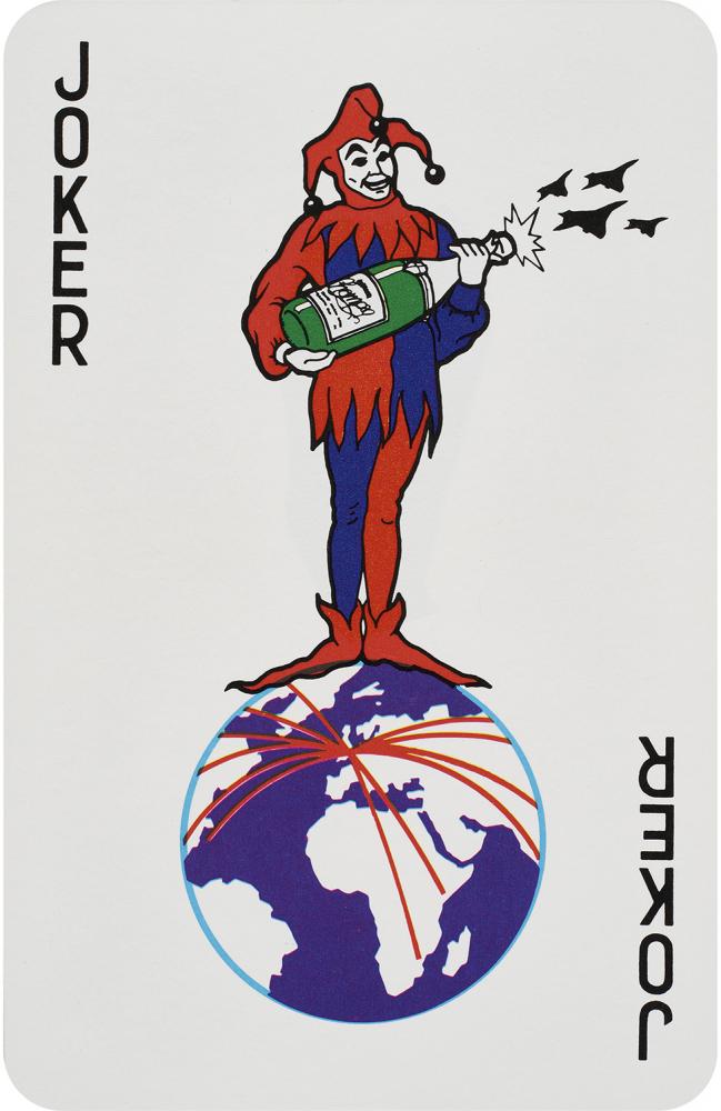 Michail Pirgelis "fly OK fly SUPER" (back), 2022, C-Print on carton, 91 x 59 mm