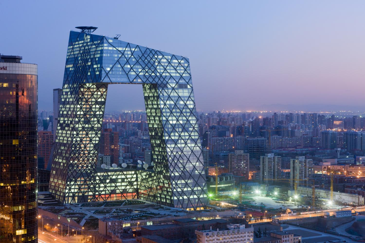 CCTV in Peking von Rem Koolhaas und Ole Scheeren