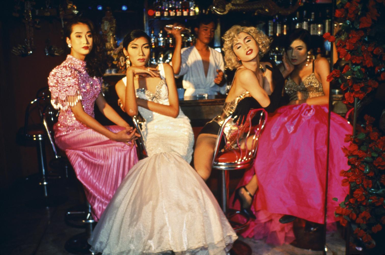 Nan Goldin "Fashion show at Second Tip, Toon, C, So and Yogo, Bangkok", 1992
