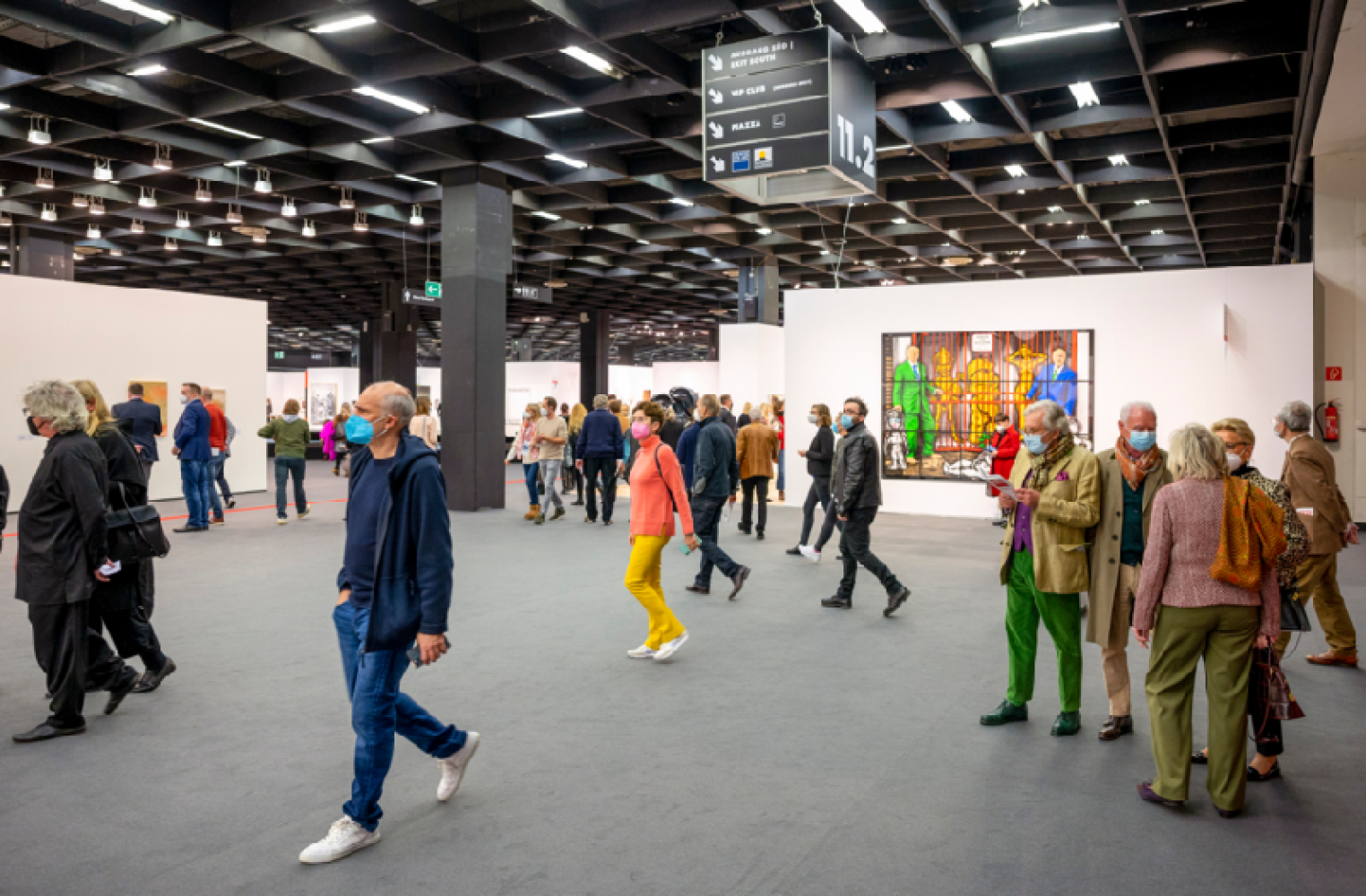 Impression von der Art Cologne 2021, Halle 11.2