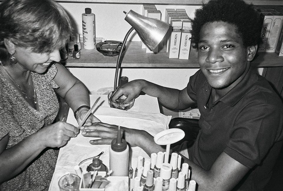 Jean Michel at Yanna’s nail salon, August 29, 1983