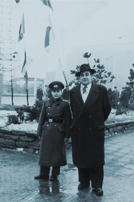 Thomas und Horst Brasch im Jahr 1956