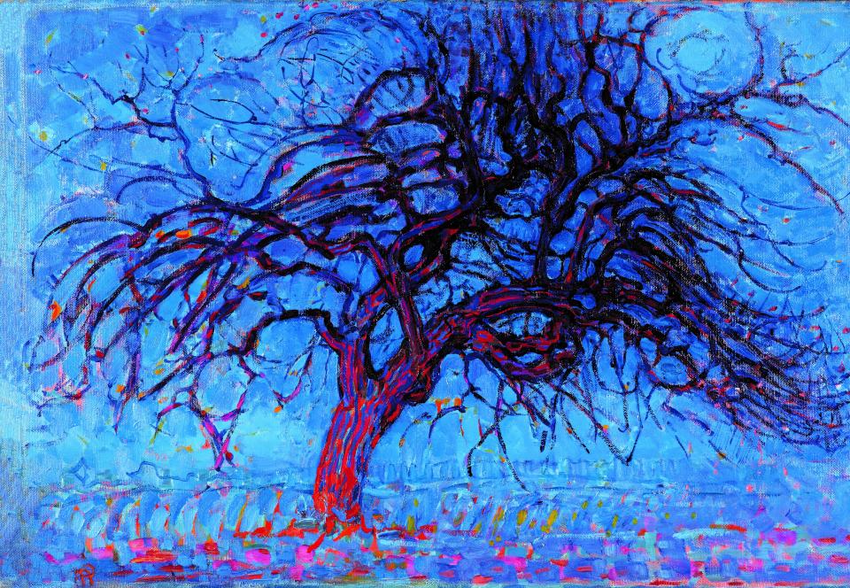 Piet Mondrian "Abend: Der rote Baum"