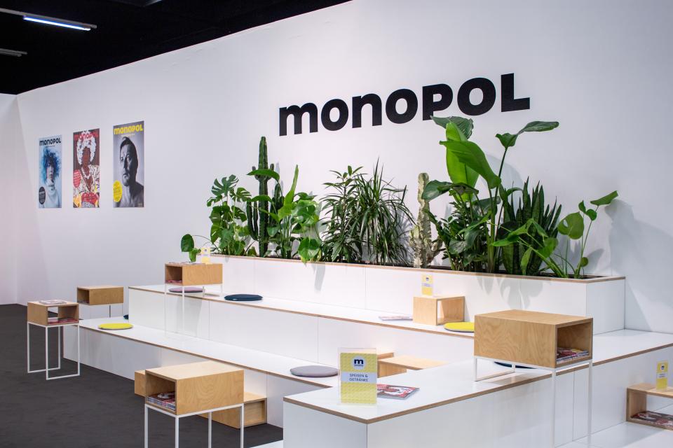 Monopol-Lounge auf der Art Cologne 2022