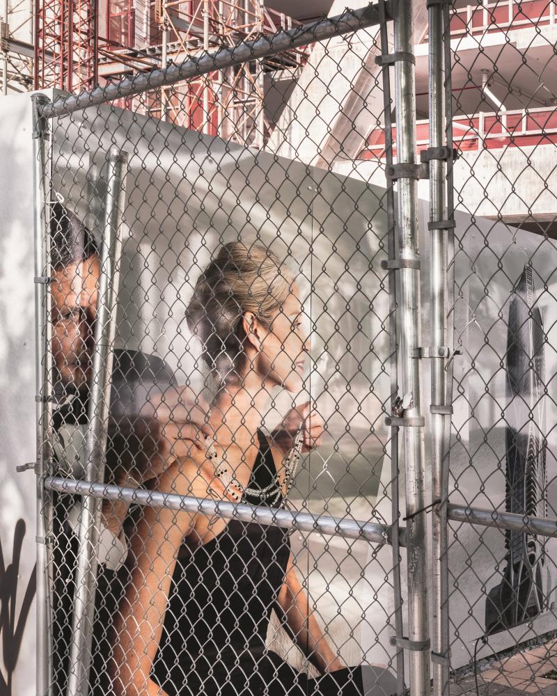 "Chainlink Fence, New Apartment Building, Miami", 2018